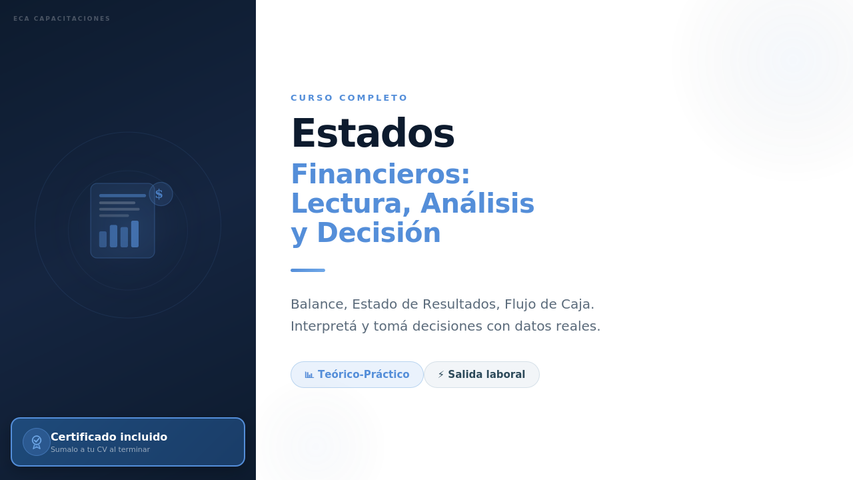 Estados Financieros: Lectura, Análisis y Decisión