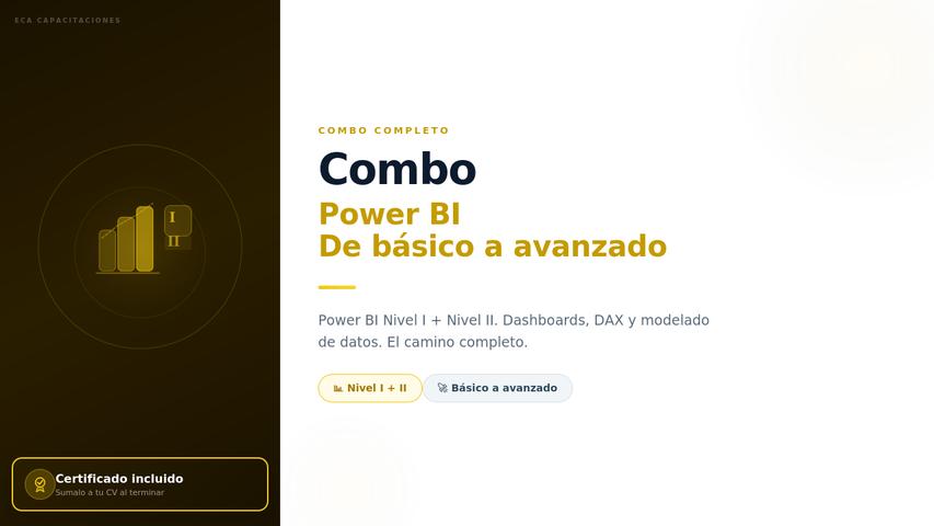 Combo Power BI -De básico a avanzado