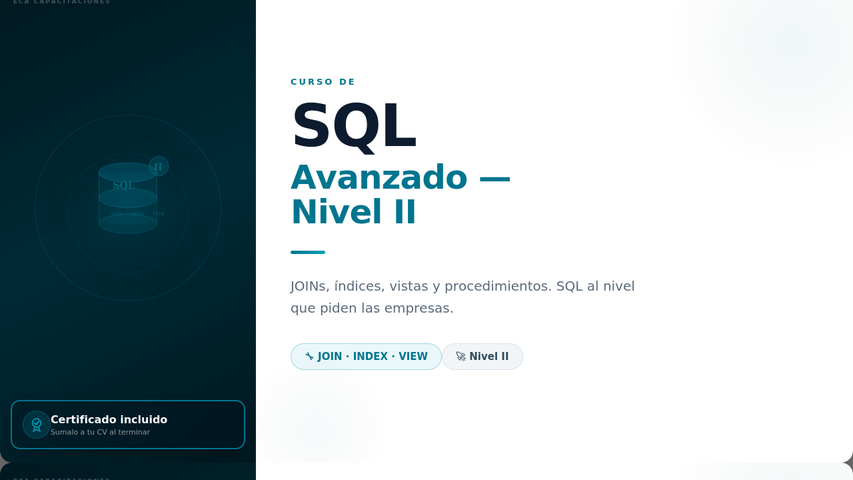 Curso de SQL Avanzado