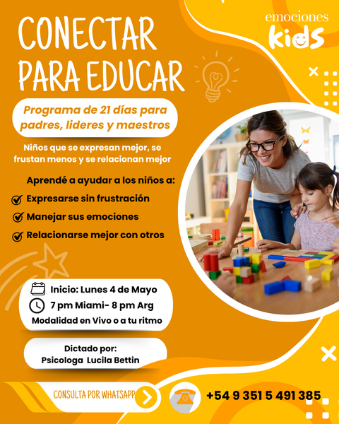 Conectar para educar- Programa de 21 días para Padres, Líderes y Maestros