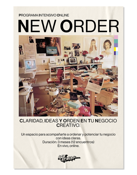 NEW ORDER. Programa de mentoría.
