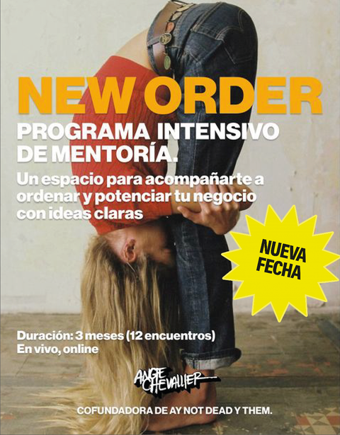 NEW ORDER. Programa de mentoría.