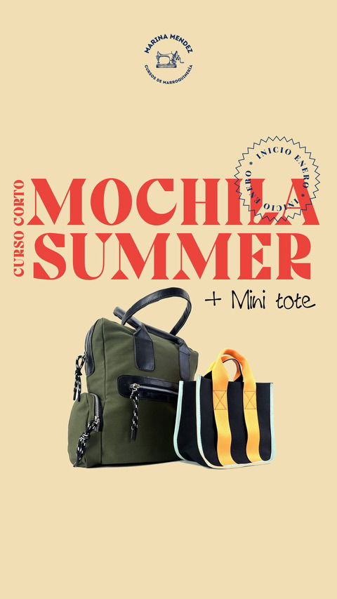 MOCHILA SUMMER + MINI TOTE 