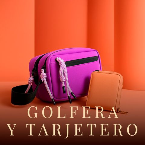 ♥ GOLFERA Y TARJETERO