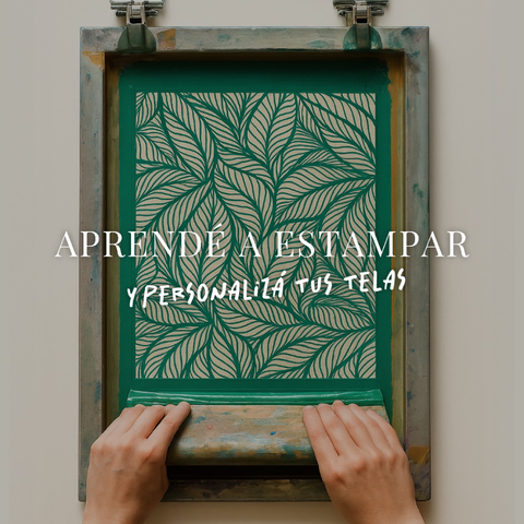 CURSO ONLINE DE ESTAMPADO- PREVENTA /COMIENZA 10/1 - VER DESCRIPCION DEL CURSO