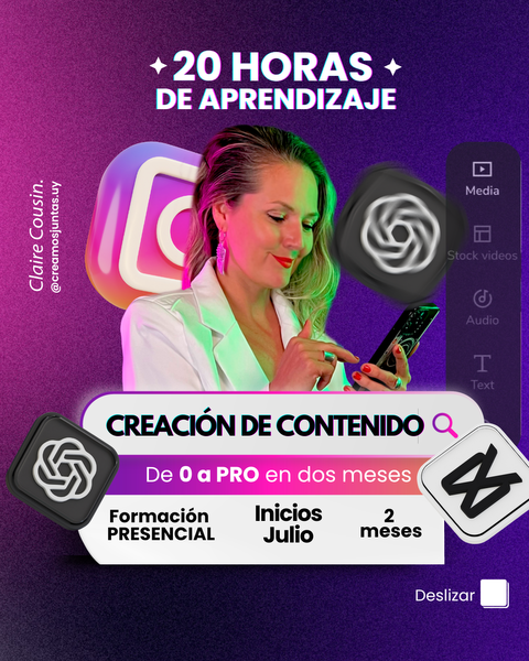 Formación: CREACIÓN DE CONTENDO 2025