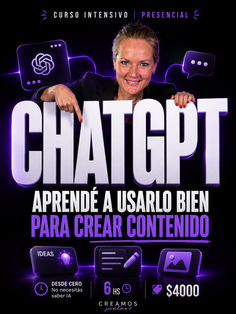 CURSO INTENSIVO PRESENCIAL: CHATGPT
