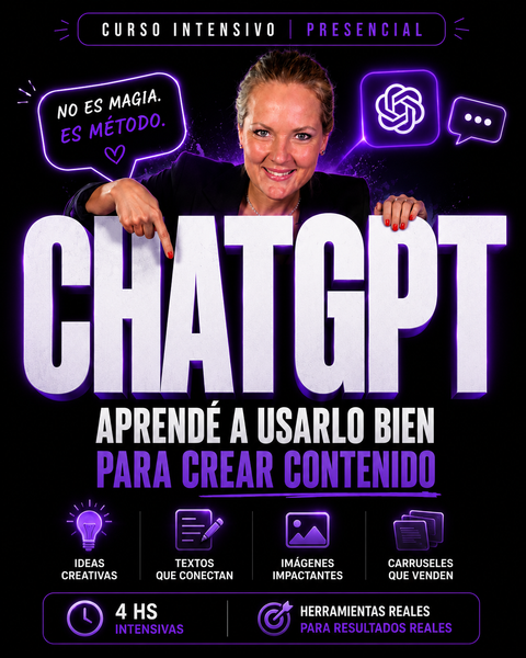 CURSO INTENSIVO PRESENCIAL: CHATGPT