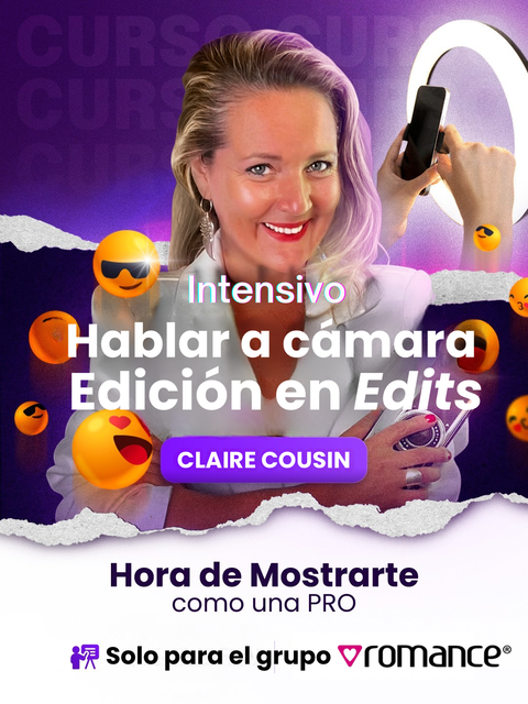 Edición Romance Master: Hablar a Cámara y Edición