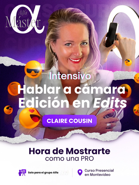 Edición Alfa Master:  Hablar a Cámara y Edición