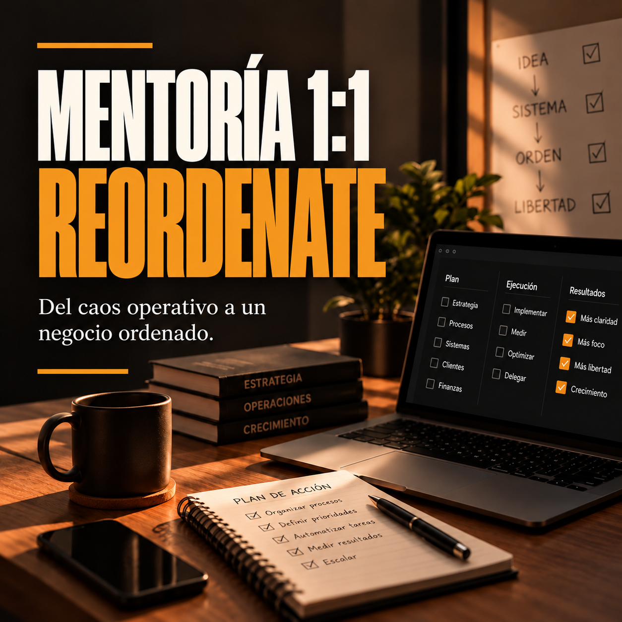 Portada de la mentoría Reordenate