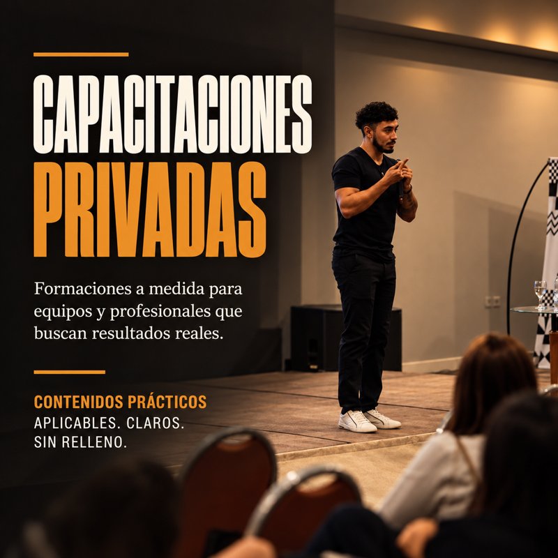 Portada de las capacitaciones privadas