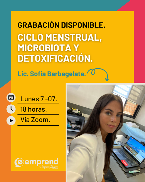 CICLO MENSTRUAL, MICROBIOTA Y DETOXIFICACIÓN 