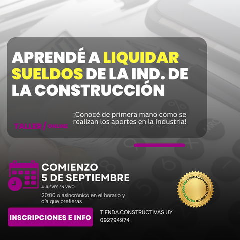 ADM | Liquidación de Haberes y Sueldos de la Construcción.  | On demand