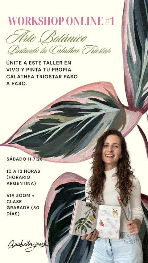 Workshop online #1 vía zoom: arte botánico